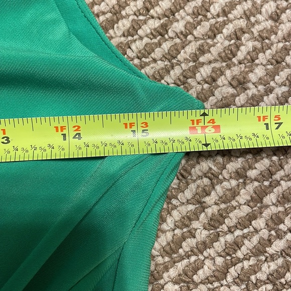 Vintage Rare Ralph Lauren Wedding Guest Elegant Scoop Knot Emerald Maxi Dress 8 - Picture 11 of 13